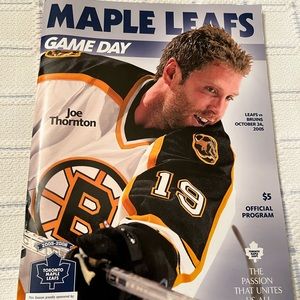 Toronto Maple Leafs Official Program-October 24, 2005~Collectable
